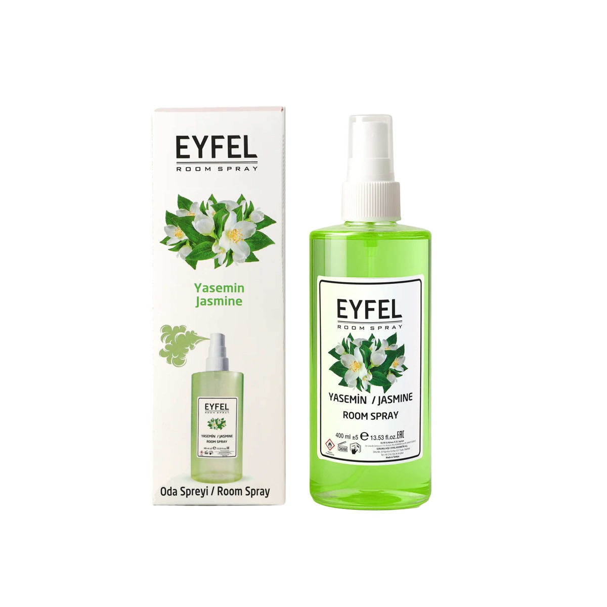 EYFEL Odświeżacz powietrza spray 400ml Jaśmin