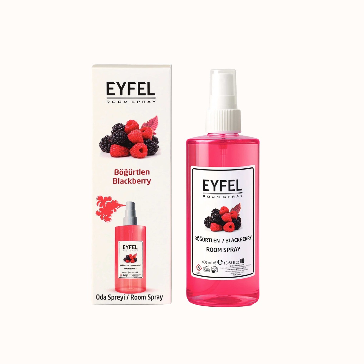 EYFEL Odświeżacz powietrza spray 400ml Blackberry