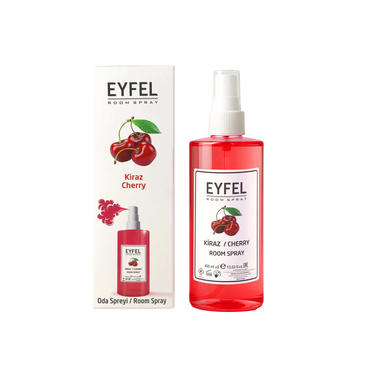 EYFEL Odświeżacz powietrza spray 400ml Wiśnia