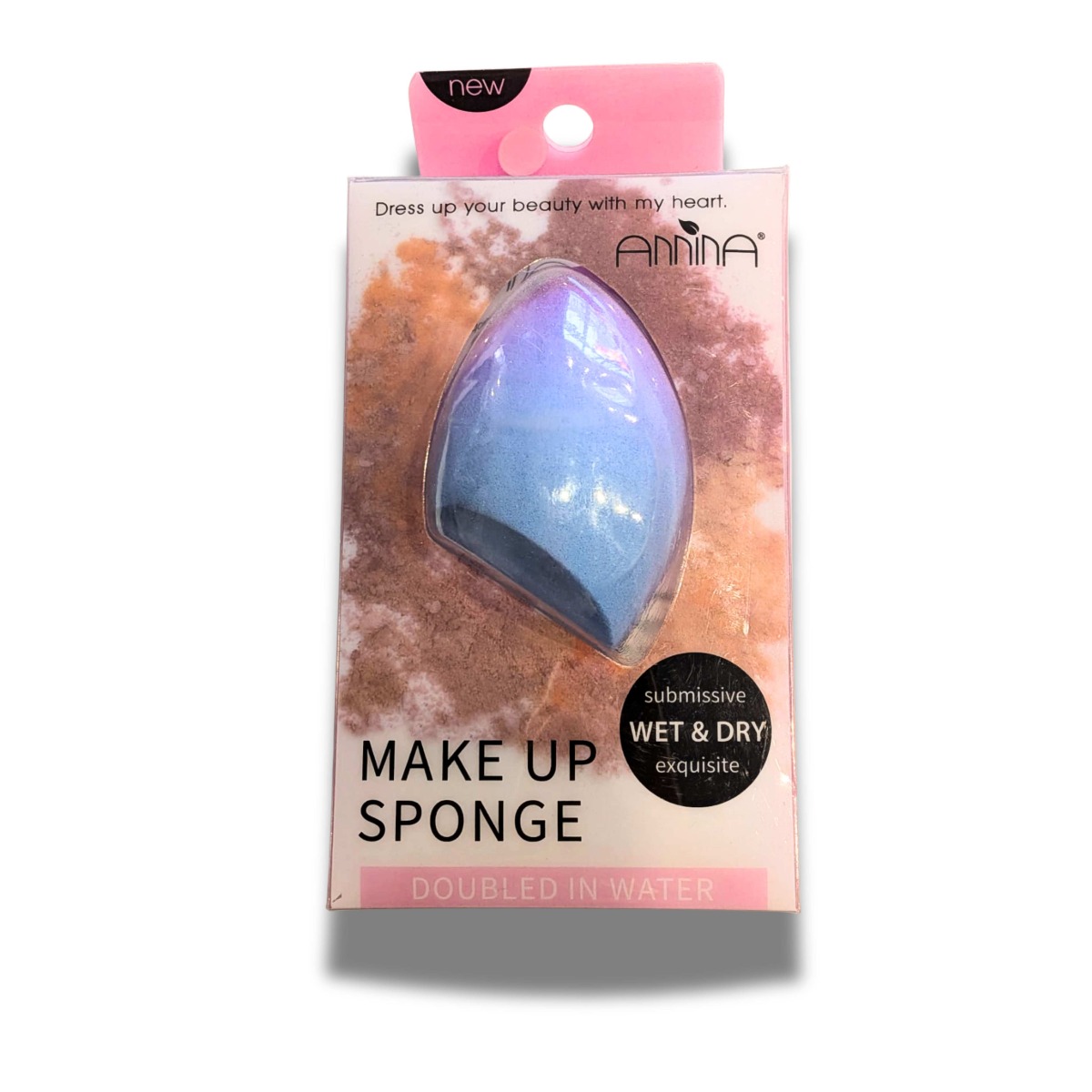 Gąbeczka do makijażu kolor fioletowy