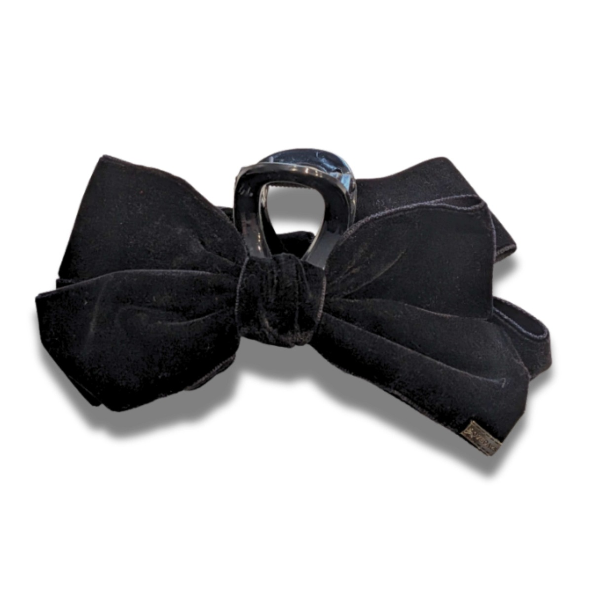 Kokarda do włosów spinka XXL czarna