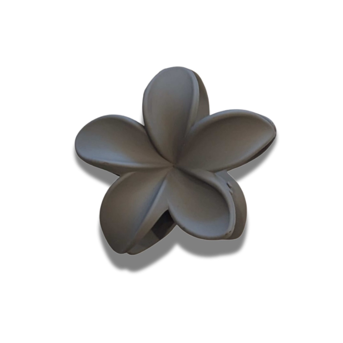 Spinka klamra do włosów kwiatek kolor szary