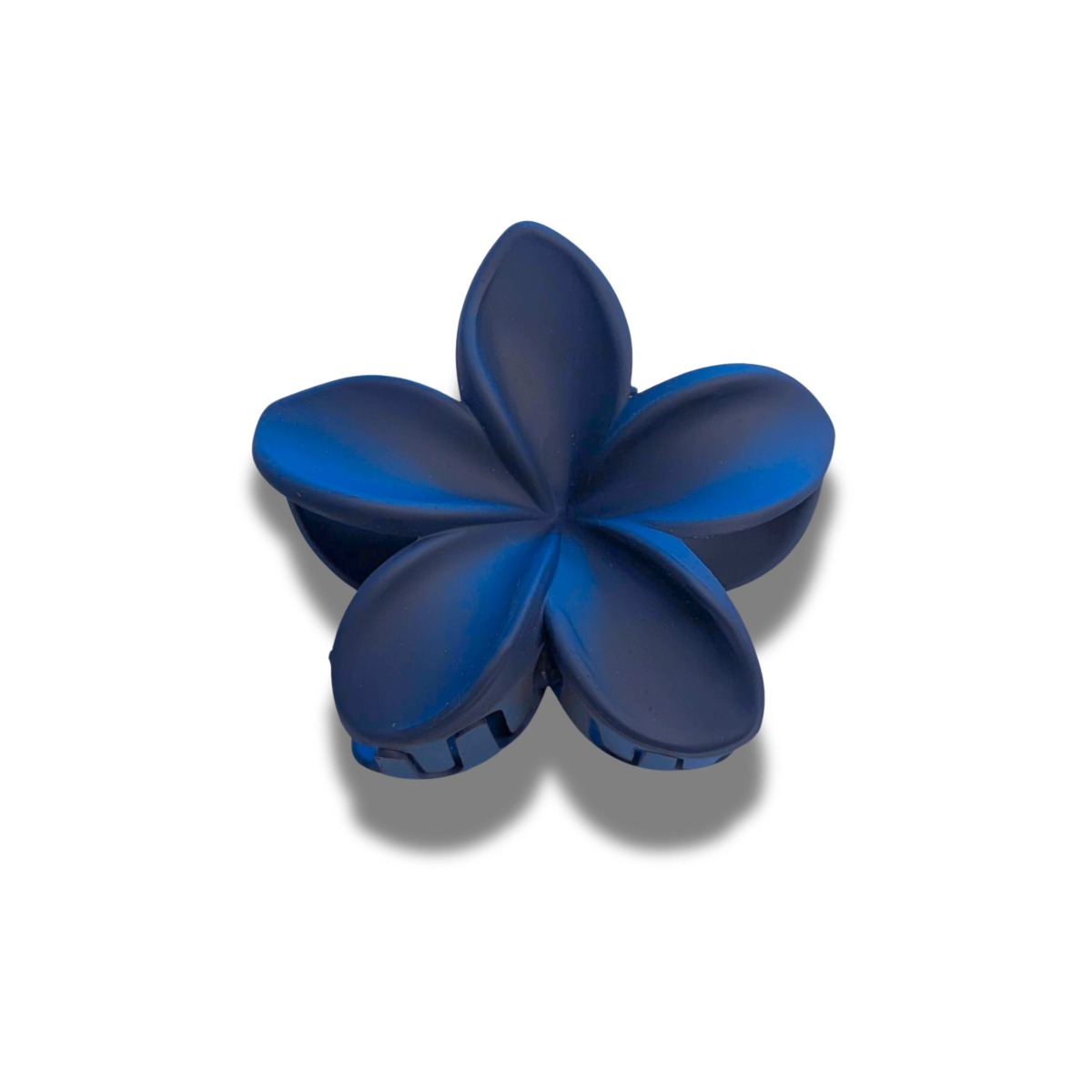 Spinka klamra do włosów kwiatek kolor granatowy