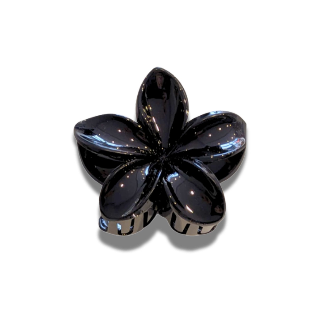 Spinka klamra do włosów kwiatek kolor czarny