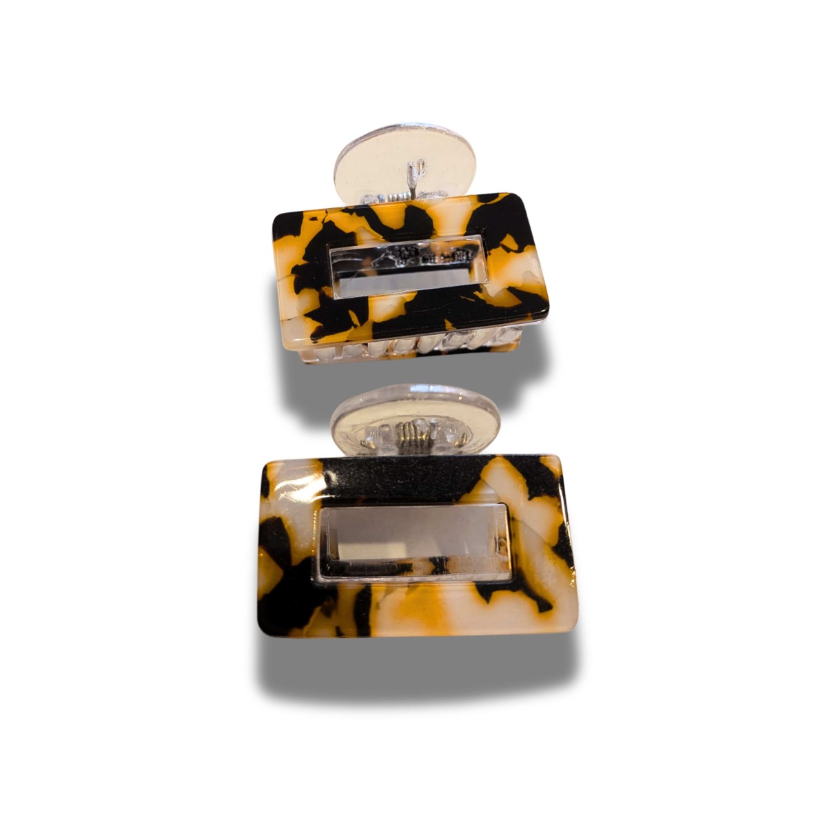 Spinki do włosów kolory czarno pomarańczowe