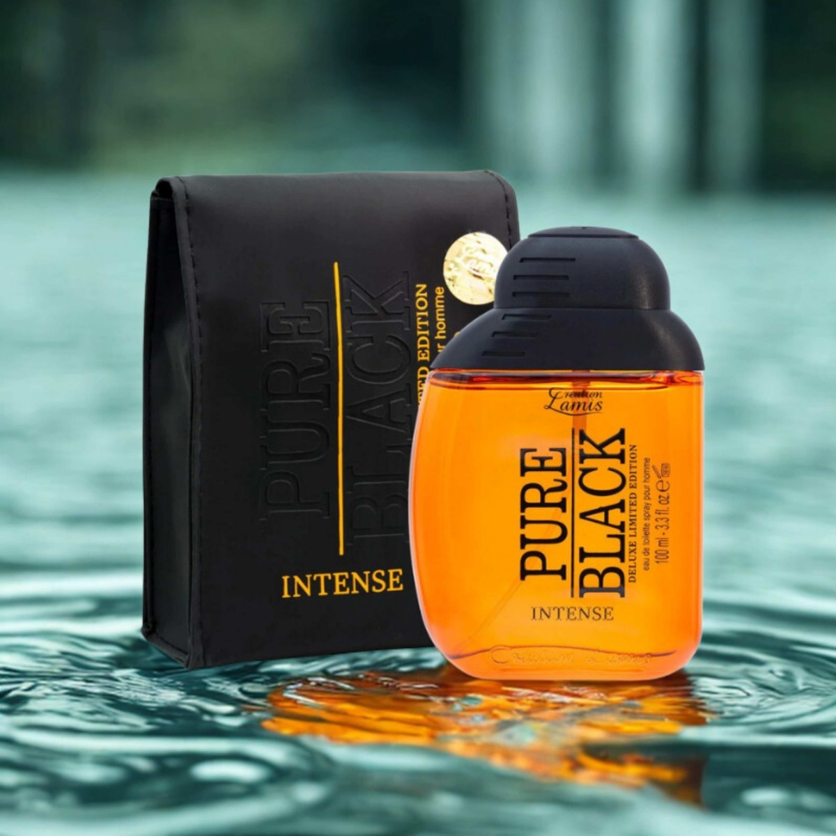 Lamis Pure Black Intense Lamis EDT 100ml - 3