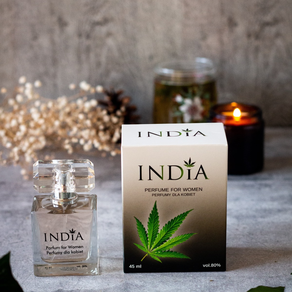 INDIA Perfumy damskie z nutą konopi 45 ml - 3