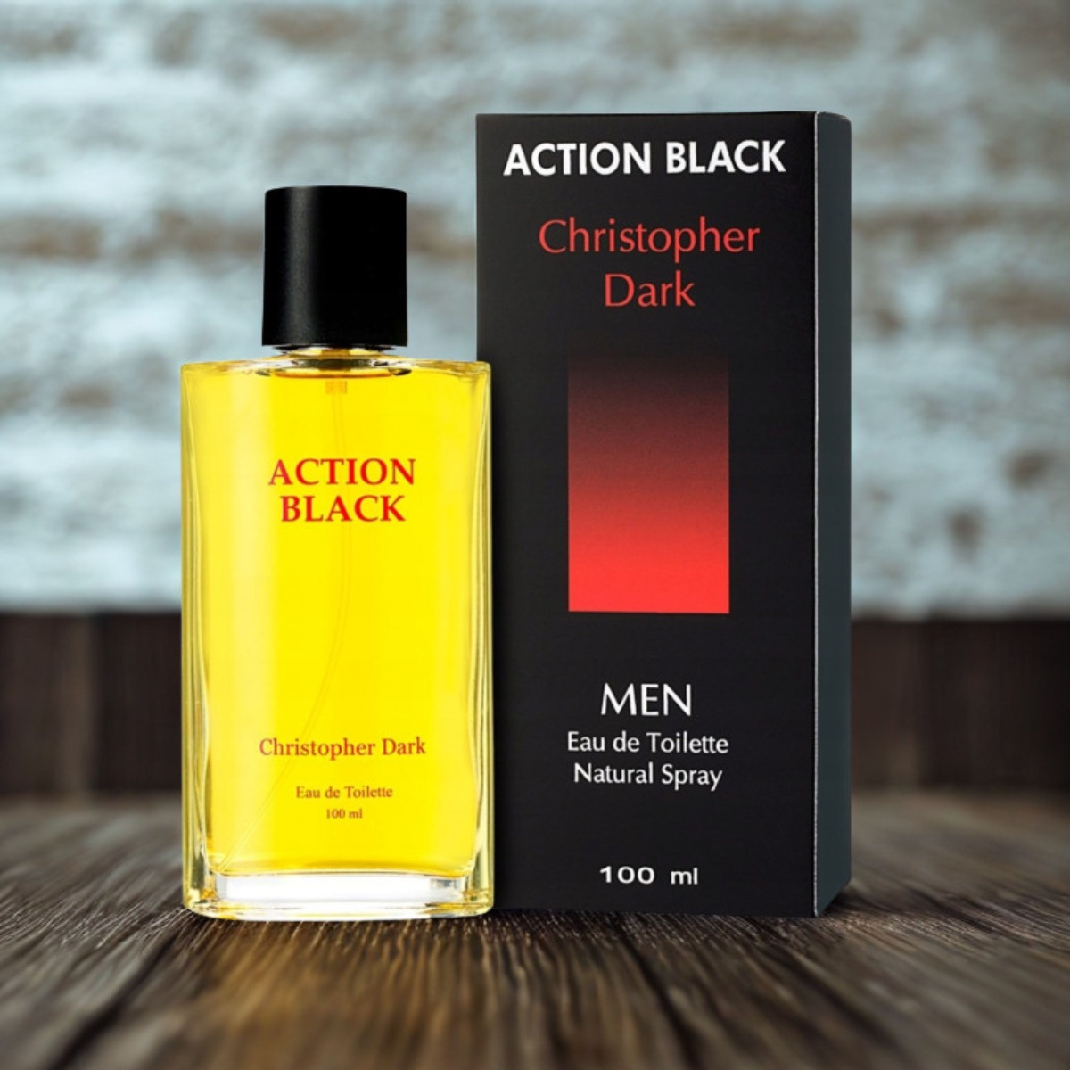 Christopher Dark Action Black Men edt - 2