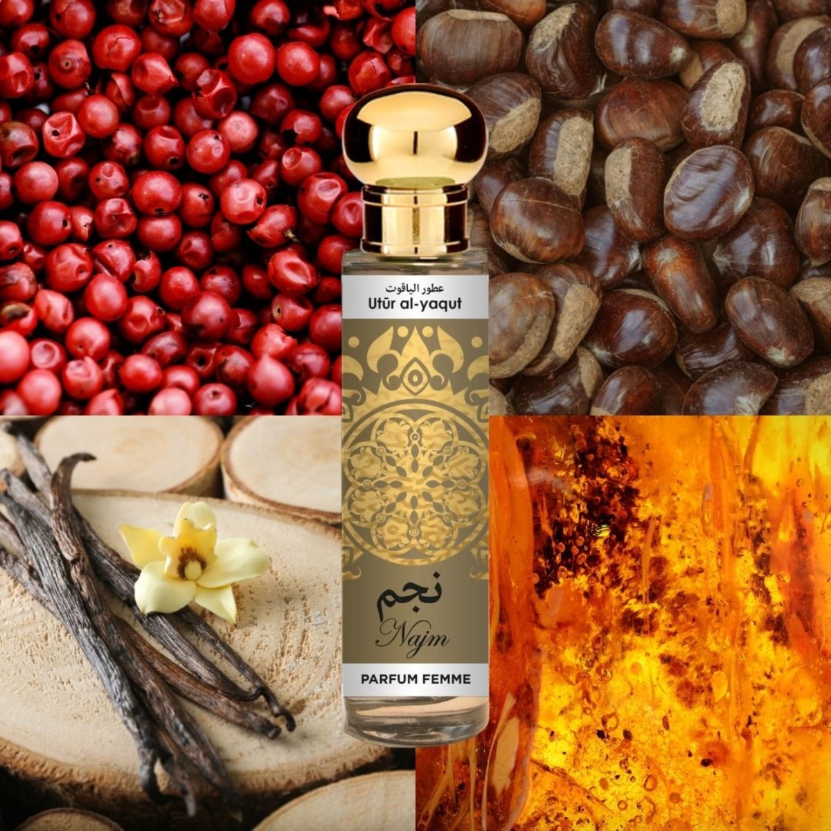 SAPHIR UTUR AL YAQUT WOMEN Arabska woda perfumowana NAJM - 2