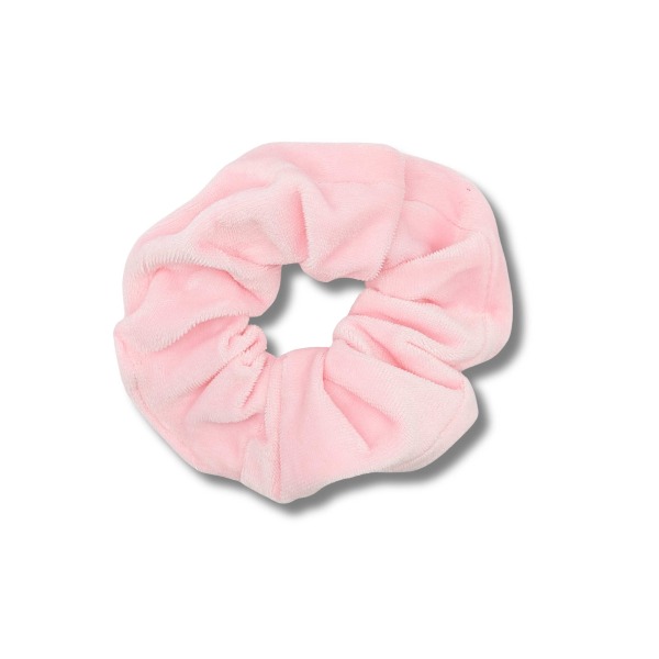 Gumka do włosów SCRUNCHIE XXL welurowa różowa